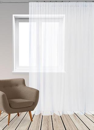 Тюль с утяжелителем di&di бест вуаль 600х325 белая (roz6400068524)