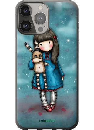 Чохол на iphone 13 pro max дівчинка із зайчиком "915u-2371-10746"