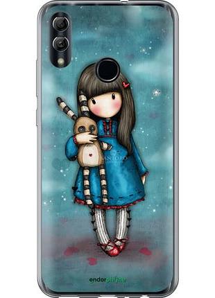 Чехол на huawei honor 10 lite девочка с зайчиком "915u-1618-10746"