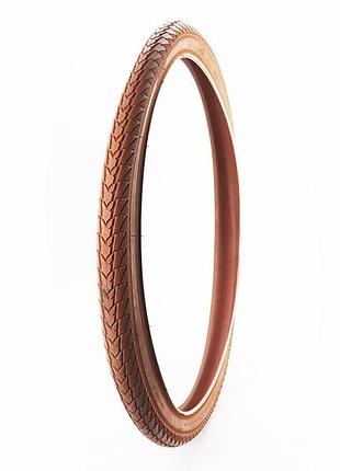 Шина 26"x1,95 (52-559) дорожная, коричневая skip с1446