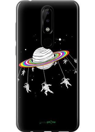 Чехол на nokia 5.1 plus лунная карусель "4136u-1543-10746"
