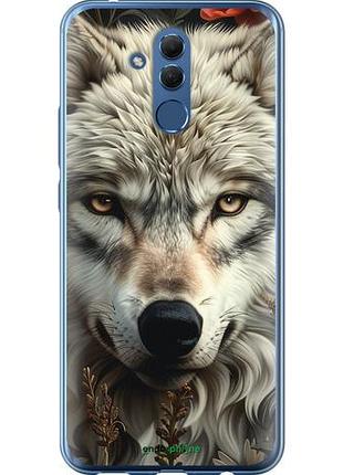 Чехол на huawei mate 20 lite волчий взгляд "6066u-1575-10746"