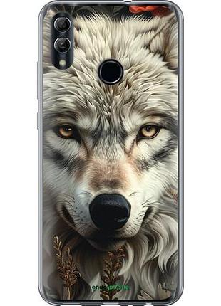 Чехол на huawei honor 10 lite волчий взгляд "6066u-1618-10746"