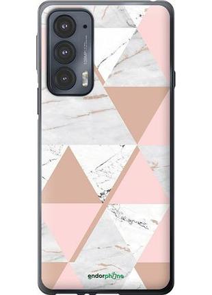 Чехол на motorola edge 20 мраморная симметрия "4344u-2497-10746"