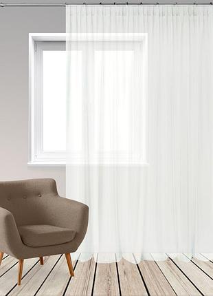 Тюль di&di бест вуаль 250х290 с утяжелителем молочный (roz6400061136)