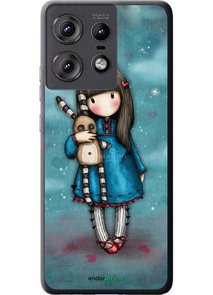 Чехол на motorola edge 50 pro 5g девочка с зайчиком "915u-3710-10746"