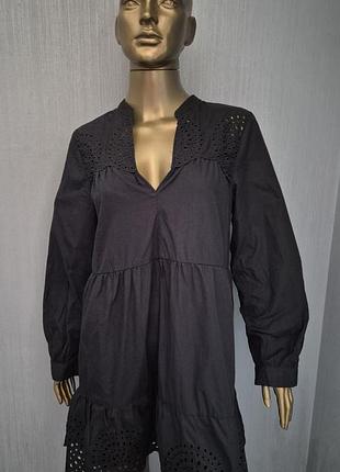 Платье ришелье zara 3