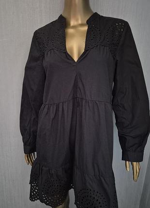 Платье ришелье zara 4