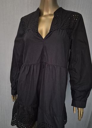 Платье ришелье zara 5