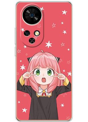 Чехол силиконовый с картинкой на ulefone note 17 pro (аниме, anime)