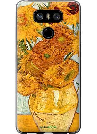 Чехол на lg g6 винсент ван гог. подсолнухи "162u-836-10746"