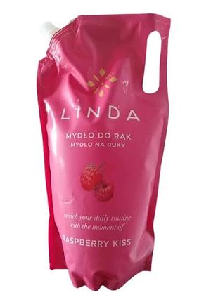 Жидкое крем-мыло linda малина, 1 л