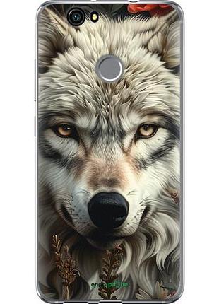 Чехол на huawei nova волчий взгляд "6066u-439-10746"