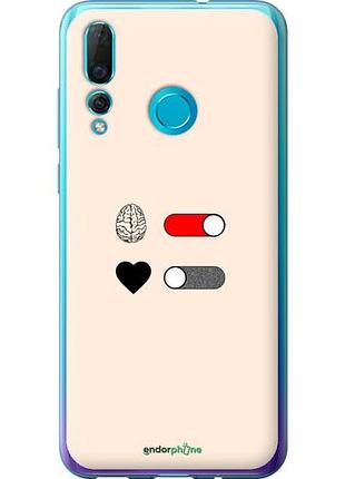 Чехол на huawei nova 4 любовь и ум "4553u-1632-10746"