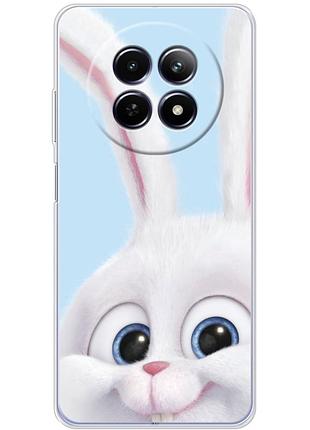 Чохол силіконовий з картинкою на realme 12 5g (кролик сніжок)