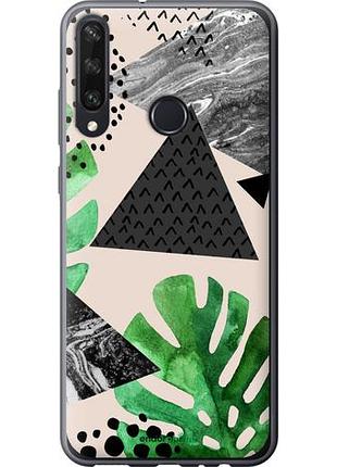 Чехол на huawei y6p монстера "4304u-1952-10746"