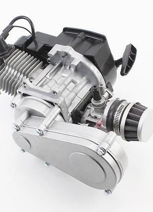 Двигатель для детского квадроцикла, минибайка с редуктором 2т 50cc