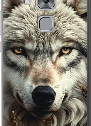 Чехол на huawei nova plus волчий взгляд "6066u-961-10746"