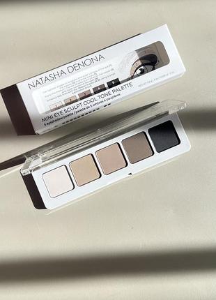 Natasha denona  mini eye sculpt eyeshadow palette палітра тіней