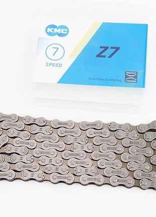 Цепь приводная 1/2х3/32х116l 7 скоростей, серо-коричневая z7