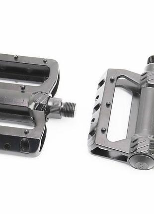 Педали mtb широкие 9/16" (97x95x24mm) алюминиевые, чёрные nwl-468