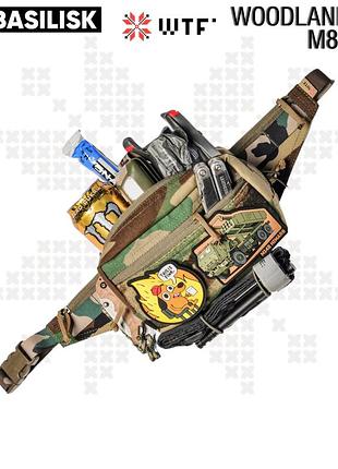 Поясна сумка basilisk m81 woodland