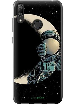 Чехол на huawei y7 2019 астронавт "4134u-1638-10746"