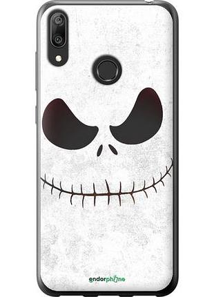 Чехол на huawei y7 2019 белый джек "1199u-1638-10746"