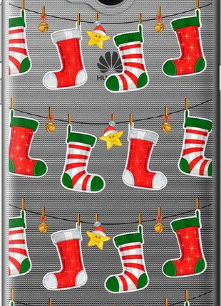 Чехол на huawei y5 2017 новогодний 9 "4622u-992-10746"
