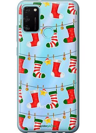Чехол на huawei honor 9a новогодний 9 "4622u-1900-10746"