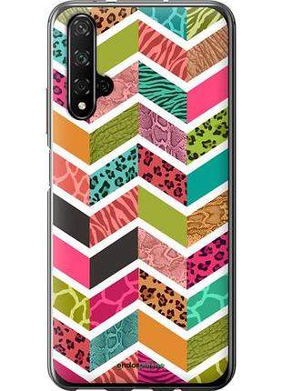 Чехол на huawei honor 20 шеврон v3 "1058u-1697-10746"