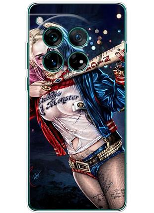 Чохол силіконовий з картинкою на oneplus 12 (харли квинн, harley quinn)