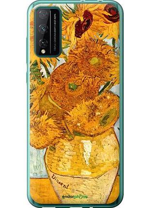Чехол на huawei honor play 4t pro винсент ван гог. подсолнухи "162u-1914-10746"