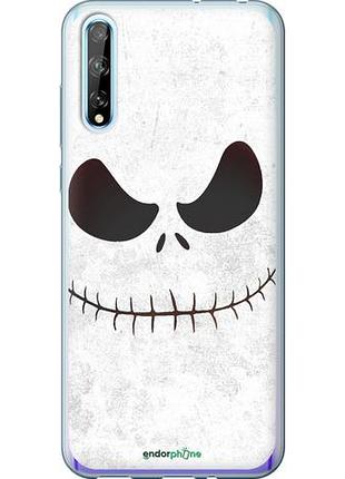 Чехол на huawei p smart s белый джек "1199u-1813-10746"
