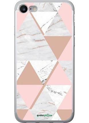 Чехол на iphone se 2020 мраморная симметрия "4344u-2013-10746"