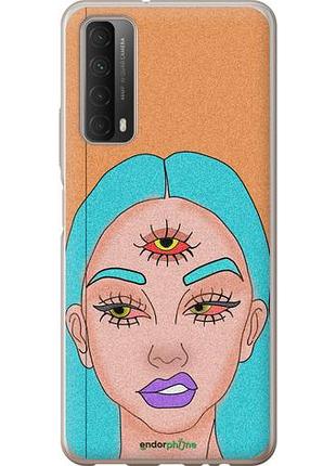 Чехол на huawei p smart 2021 девушка рисунок "4576u-2100-10746"
