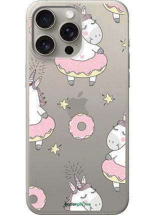Чехол на iphone 15 pro max единорожки "4659u-3098-10746"