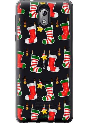 Чехол на nokia 3.1 новогодний 9 "4622u-1530-10746"