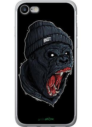 Чехол на iphone se 2020 обезьяна в ярости "4137u-2013-10746"