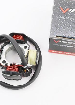 Статор магнето (генератора) suzuki ad50 (4 катушки разъем "мама 2+1")