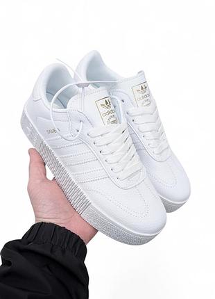 Женские кроссовки adidas samba белые🔥 9
