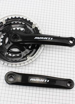 Шатуны "квадрат" 170мм, 42.34.24t mtb, чёрные gs-p321