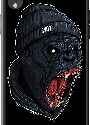 Чехол на iphone xr обезьяна в ярости "4137u-1560-10746"