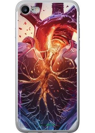 Чехол на iphone se 2020 crystal heart "6070u-2013-10746"