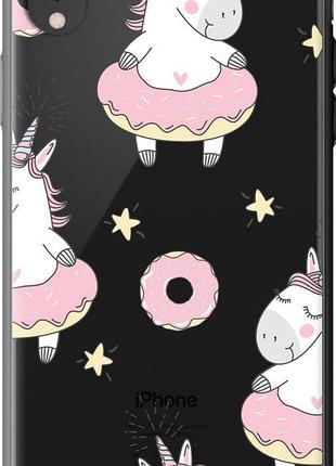 Чехол на iphone xr единорожки "4659u-1560-10746"