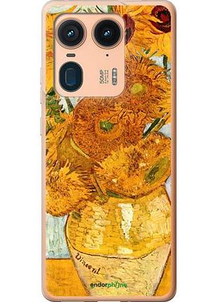 Чохол на motorola moto x50 ultra вінсент ван гог. соняшники "162u-3866-10746"