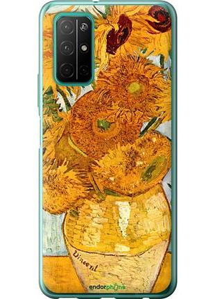 Чехол на huawei honor 30s винсент ван гог. подсолнухи "162u-1897-10746"