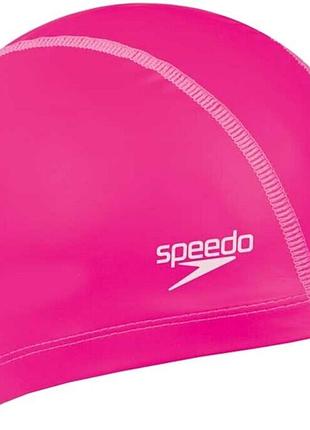 Практична унісекс шапочка для басейну speedo pace cap au рожева