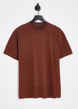 Футболка коричнева asos m