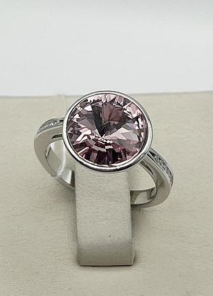 Каблучка срібна з кварцем 17 3,76 г